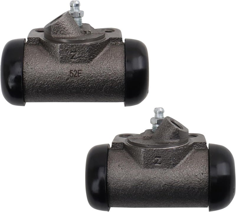 TRQ Wheel Cylinder Set Driver & Passenger Side Compatible with 60-73 Chevrolet 72-93 Dodge 61-96 Ford 67-73 GMC 71-75 International 82-83 Plymouth - Image 1